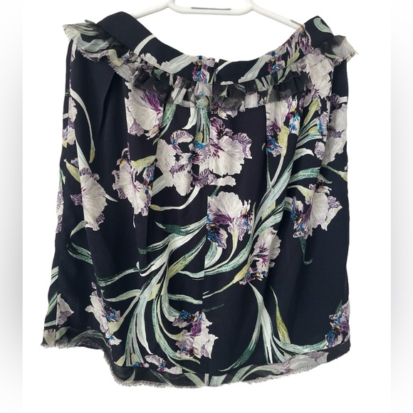 Club Monaco Floral Pencil Skirt Adamaris Iris Floral Print Size 10 Medium - Picture 5 of 13